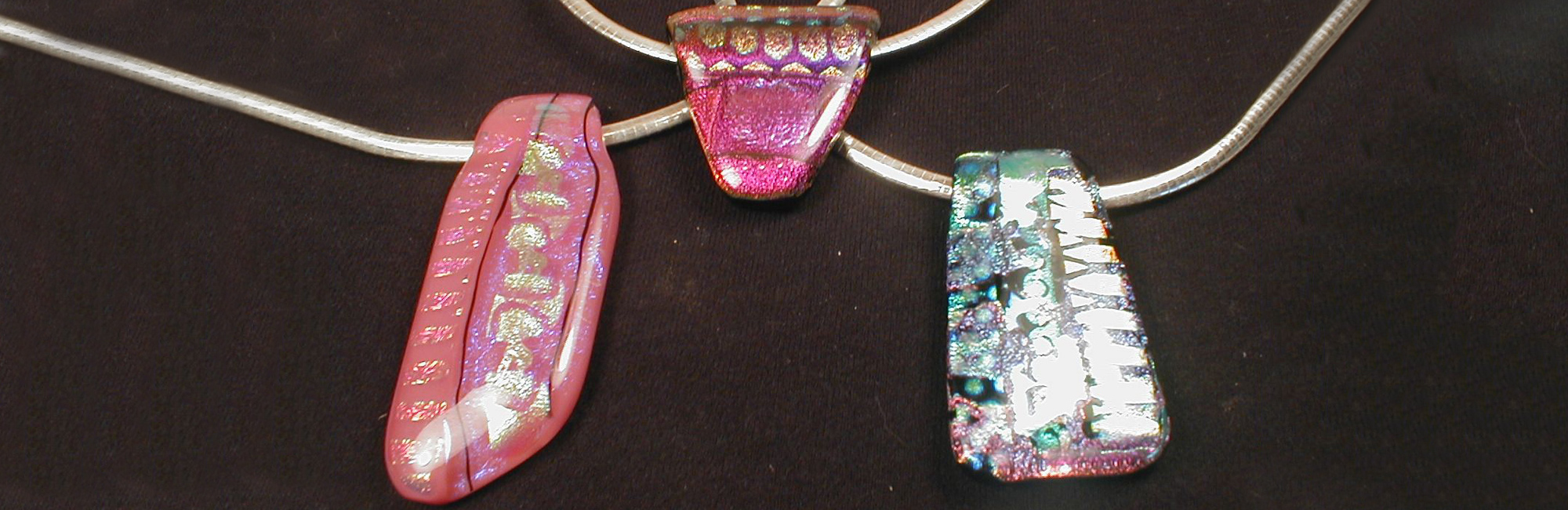 Unique Dichroic Glass Necklace