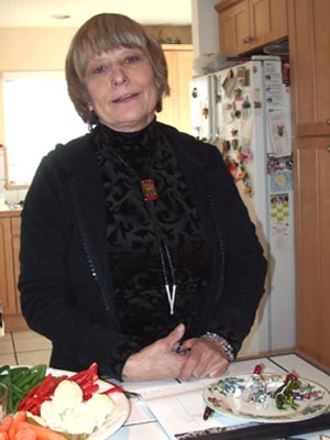 Woman Wearing Glass Beads Bracelet