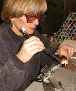 Woman Making Jewelry